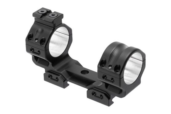Precision machined rifle scope mount, black